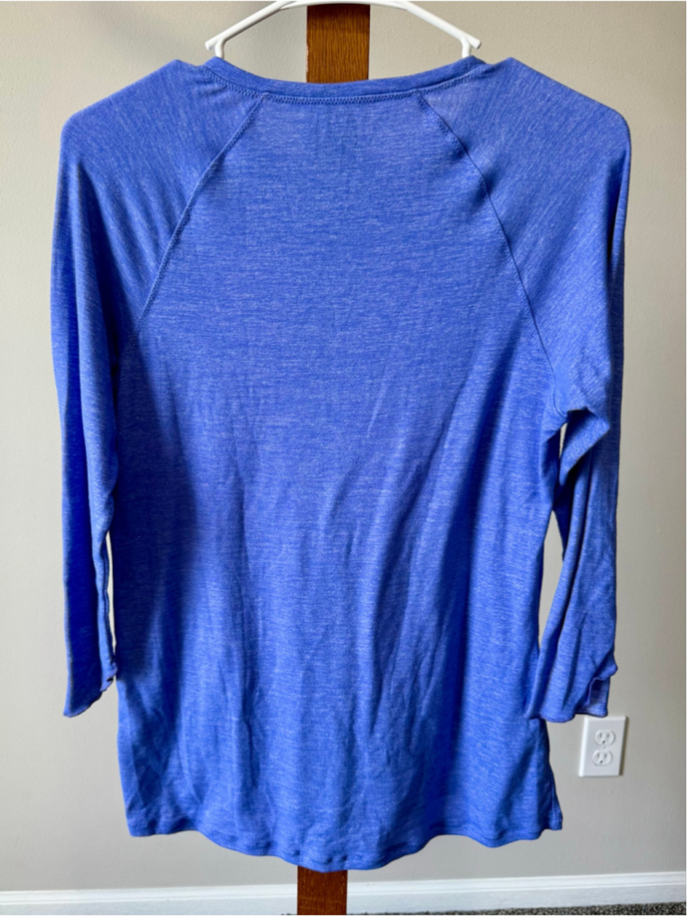 Women's Patagonia 3/4 Sleeve Tee - Blue - Size M - Butter Soft - Picture 6 of 9